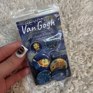 new Van Gogh pinback buttons
